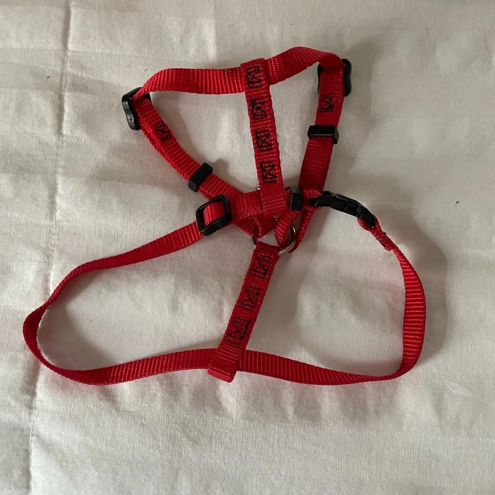Top Paw Pink Mesh Dog Harness plus red harness for smaller pup - Picture 7 of 7